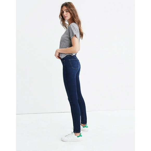Madewell NWT Denim Jeans High Rise 10" Skinny Size 35 Petite 16W - Picture 7 of 10